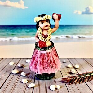 Aloha Hawaiian Hula Girl Dancer Nodder Bobble Head